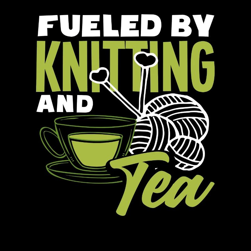 Gespannt Durch Stricken Und Tee