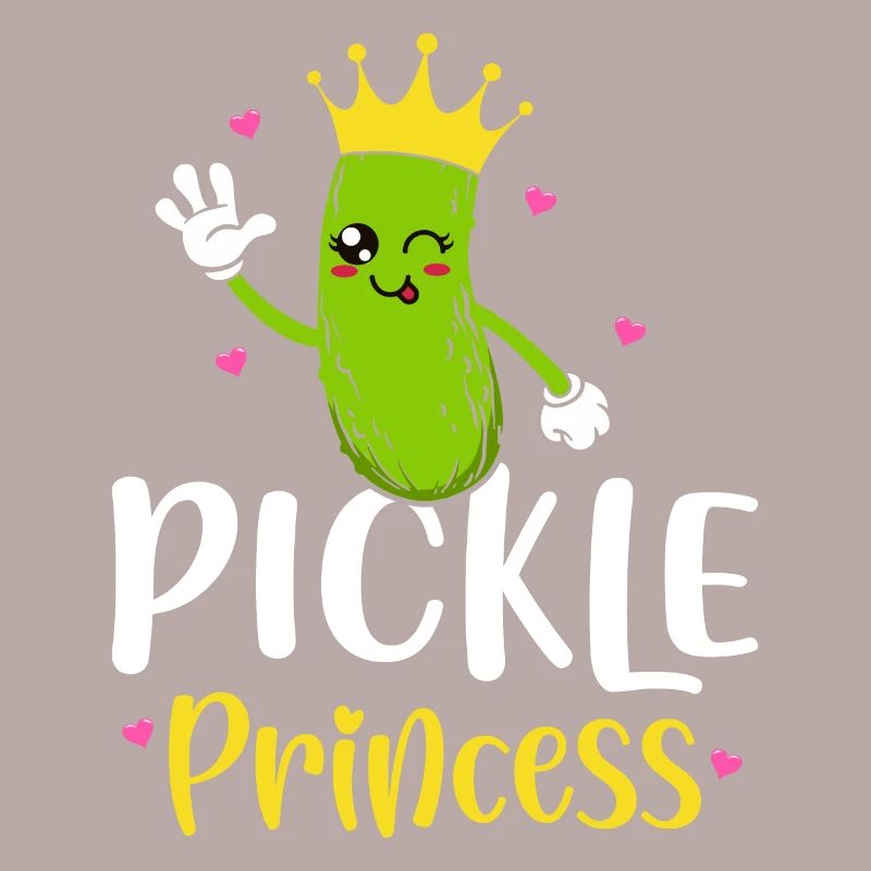 Concombre Princesse Drôle Concombre Fille Concombre