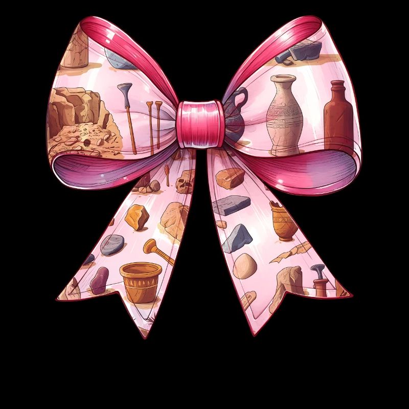 Coquette Bow Archaeologist Archaeology Pattern