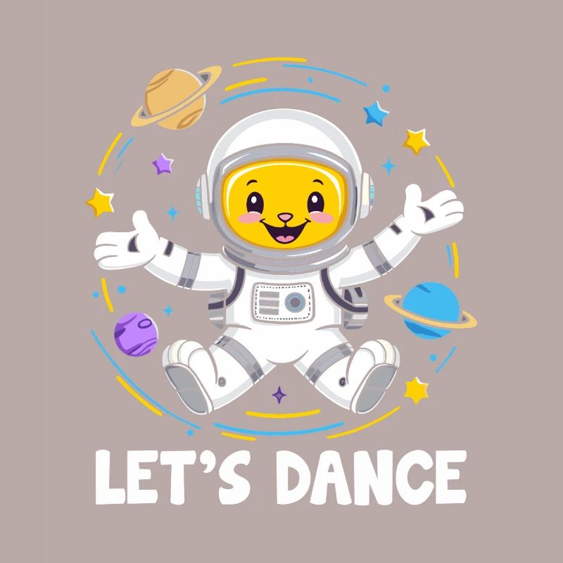 A Astronaut Dancing Let's Dance Dancing Dancer