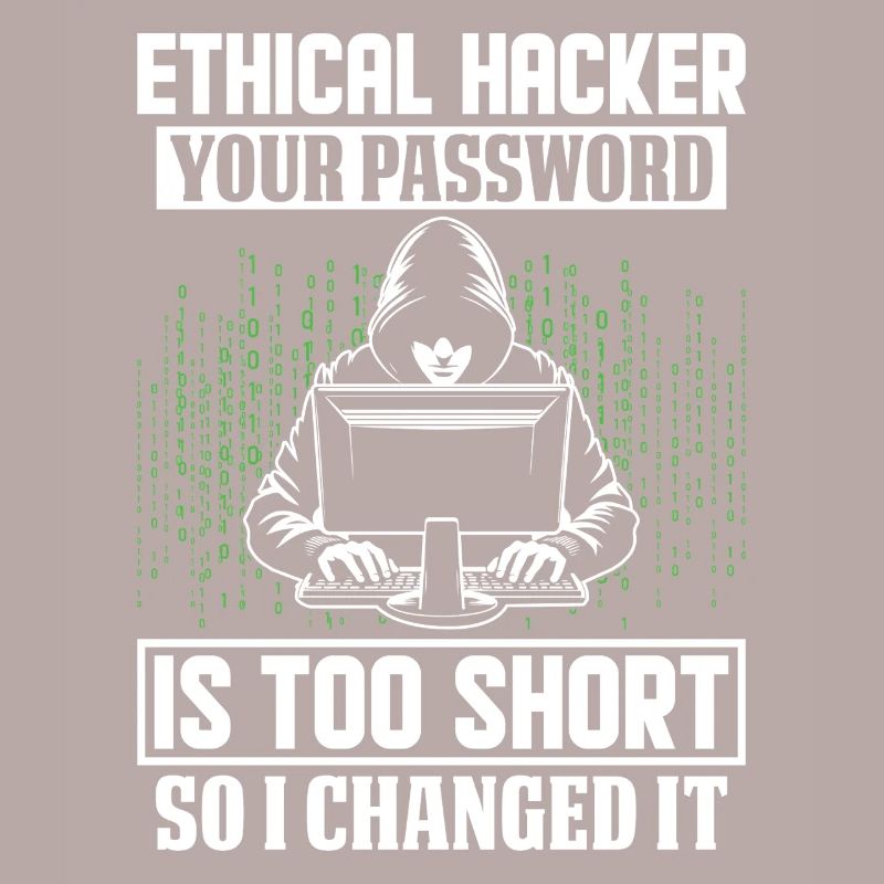 Hacker éthique Cyber Security Code Cracker Drôle