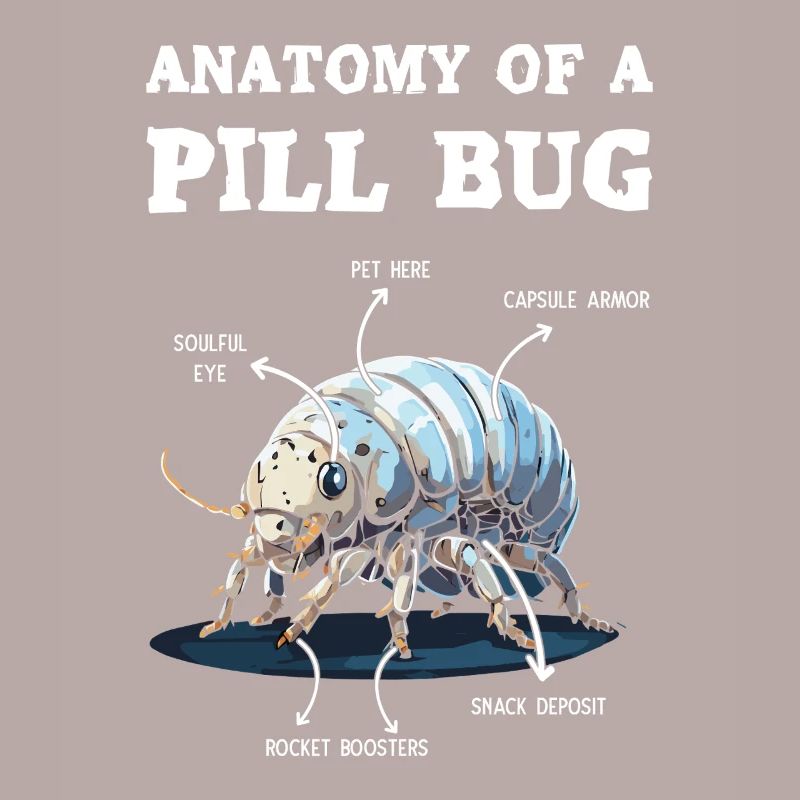 Anatomie Eines Pillenbugs