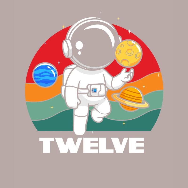 Astronaut Zwölf Geburtstag Abenteuer