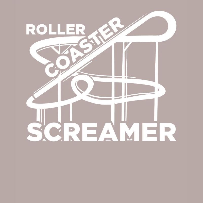 Freizeitpark Roller Coaster Screamer Achterbahn