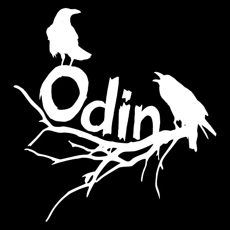 Odin Raben weiß