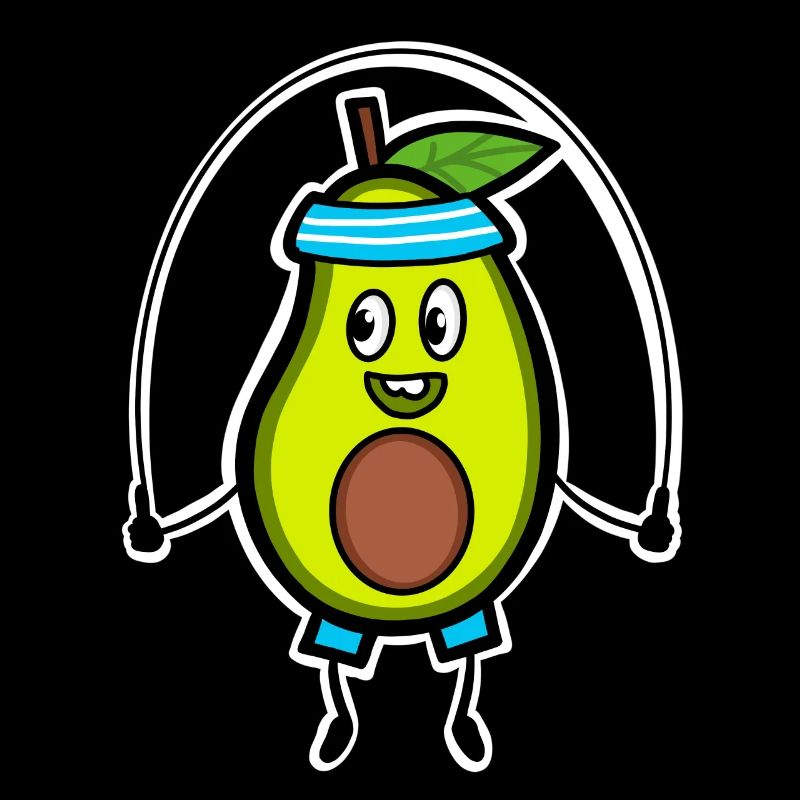 Avocado Seilspringen