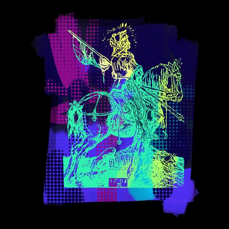 Chevalier médiéval Original Albrecht Dürer Pop Art
