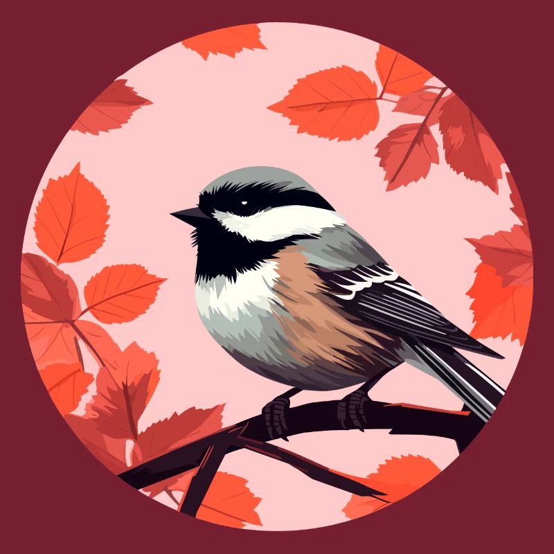 Chickadee bird