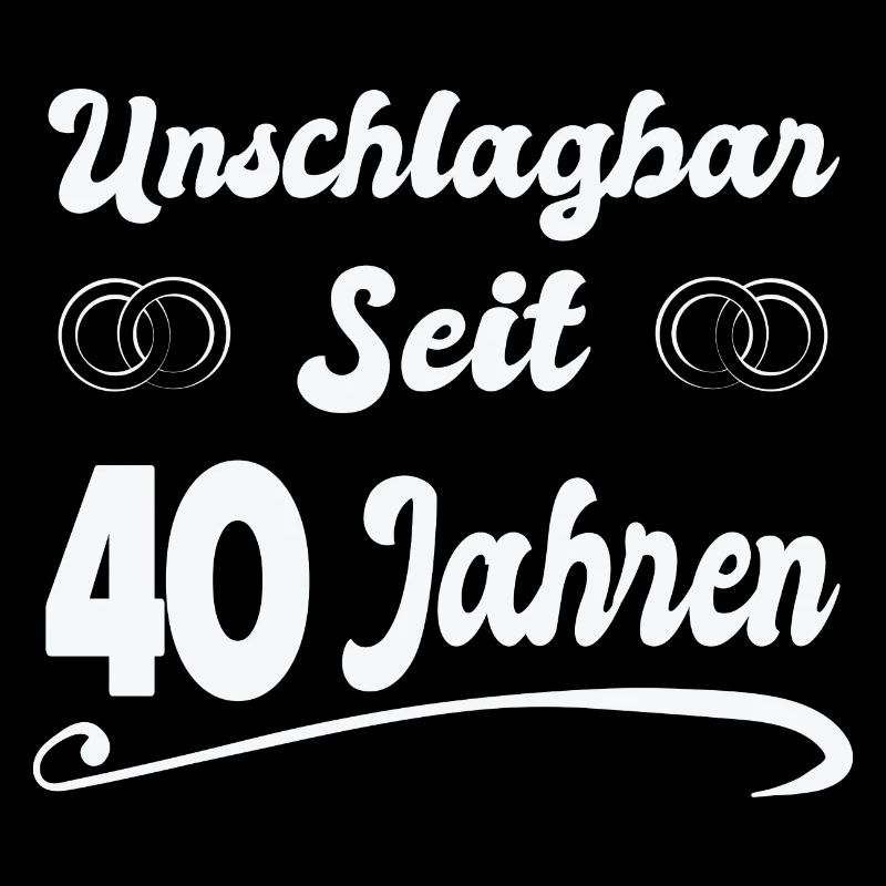 40 Jahre Ehe Ehepaar Rubinhochzeit Geschenk