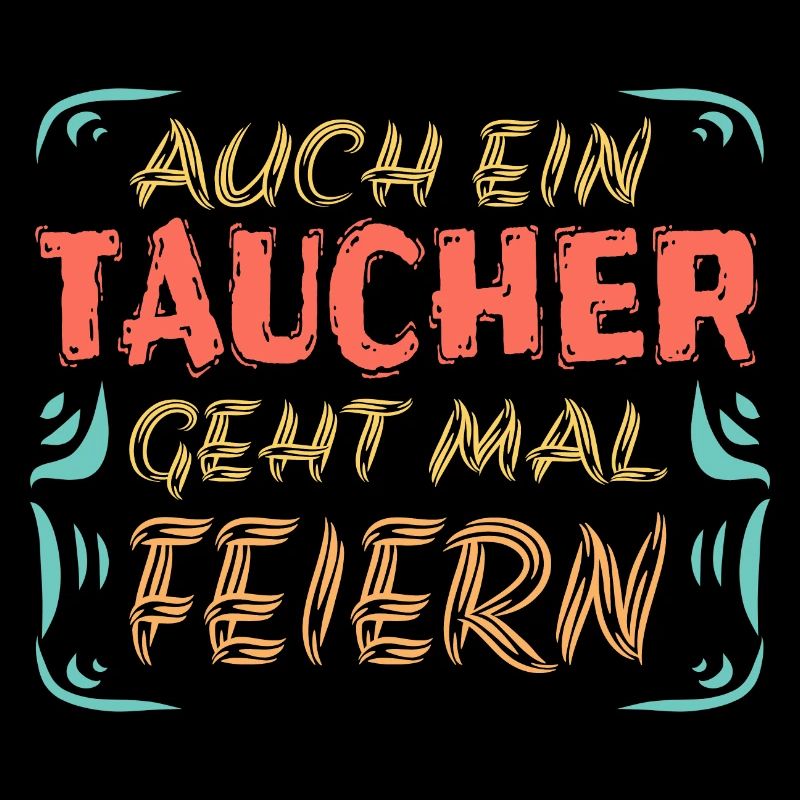 Feiern mit taucher