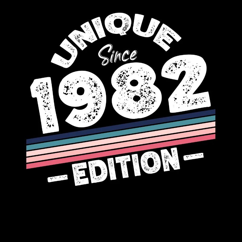 Unique seit 1982 Edition Geburtstag Vintage 1982