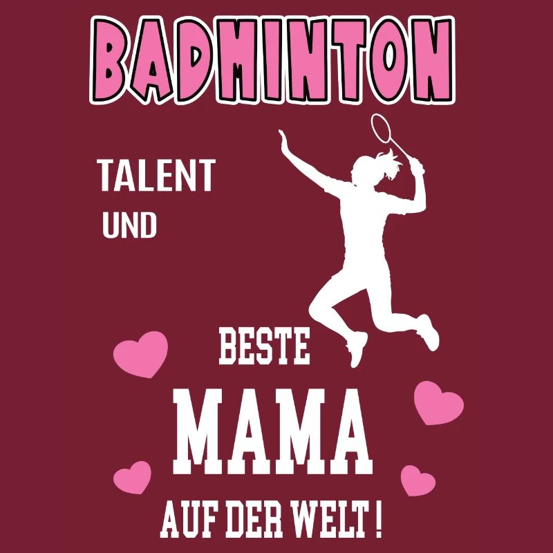 Badminton Beste Mama Mutter Muttertag Geburtstag
