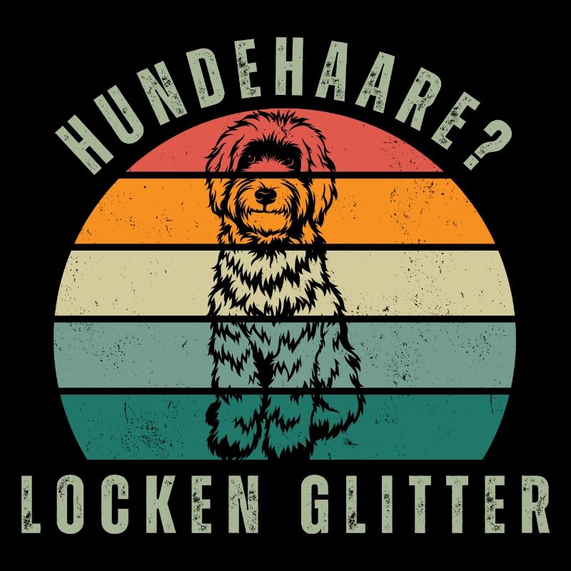 Locken Glitter Retro Sunset