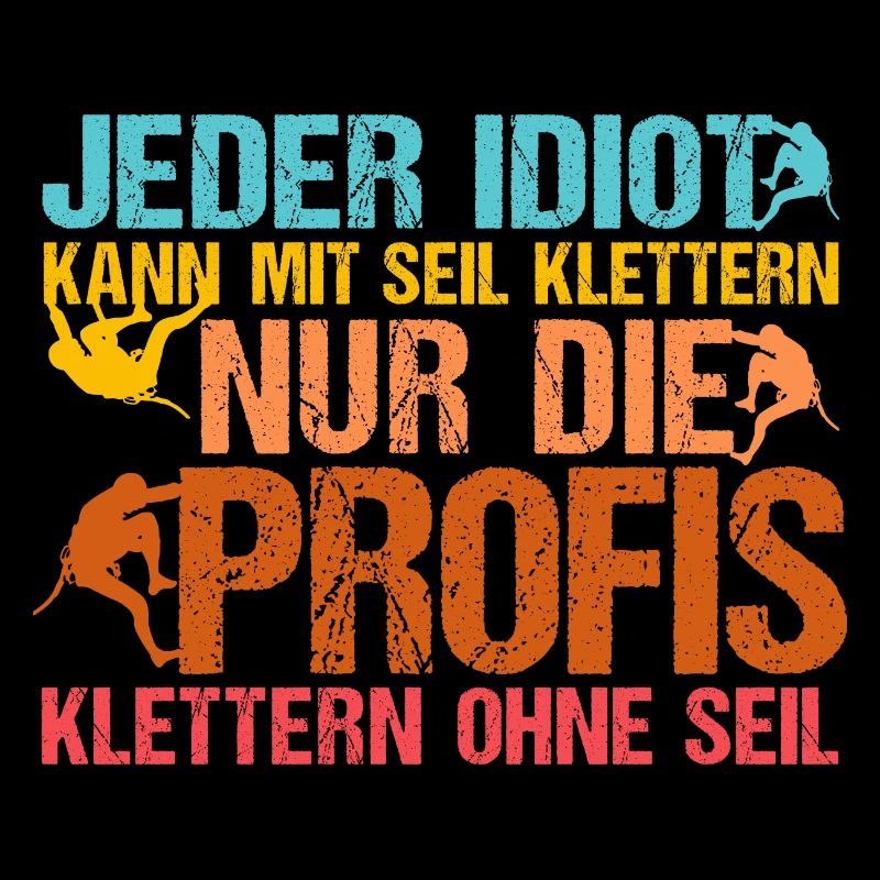 Bouldern Boulderer Jeder kann mit Seil klettern
