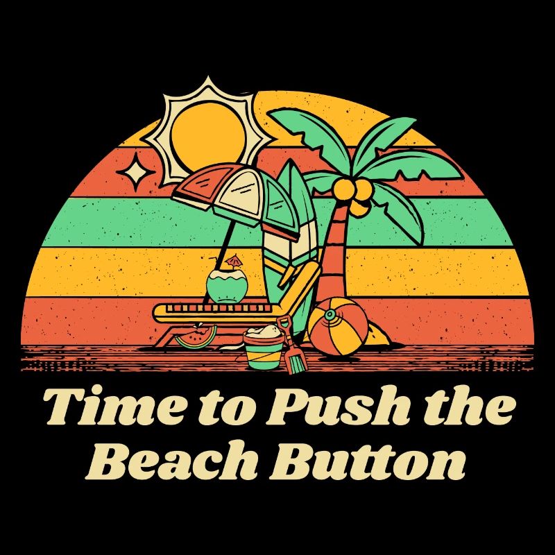 Il est temps d’appuyer sur le bouton de plage Vacances d’été