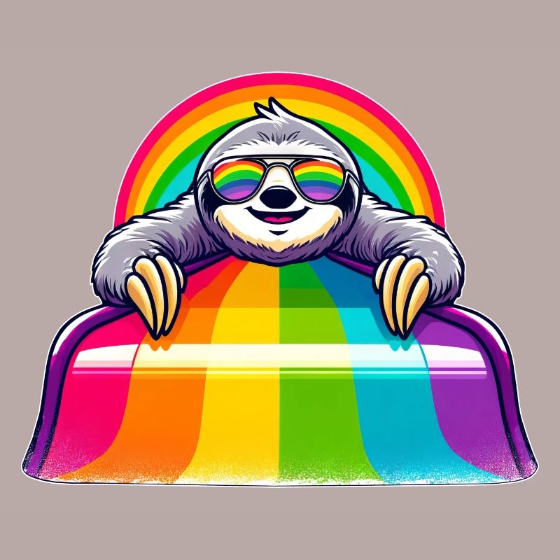 LGBTQ Pride Sloth Rainbow Playground