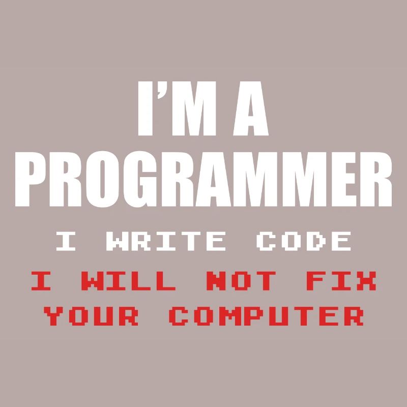 Programmierer Geek Computer Programmierung Coder L