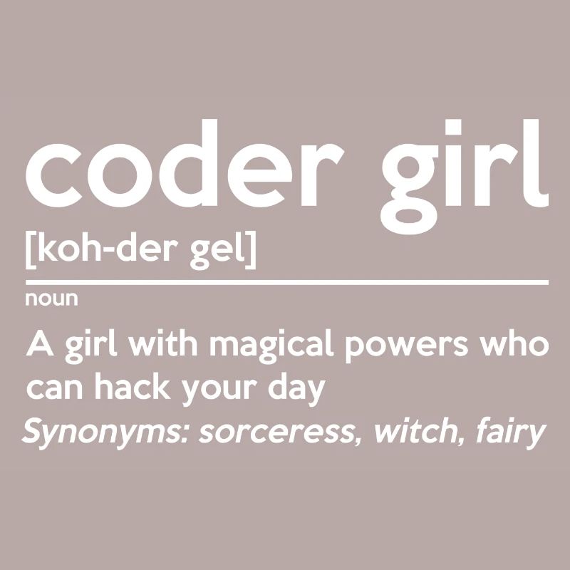 Coding Girl Definition Noun Software Developer Pro
