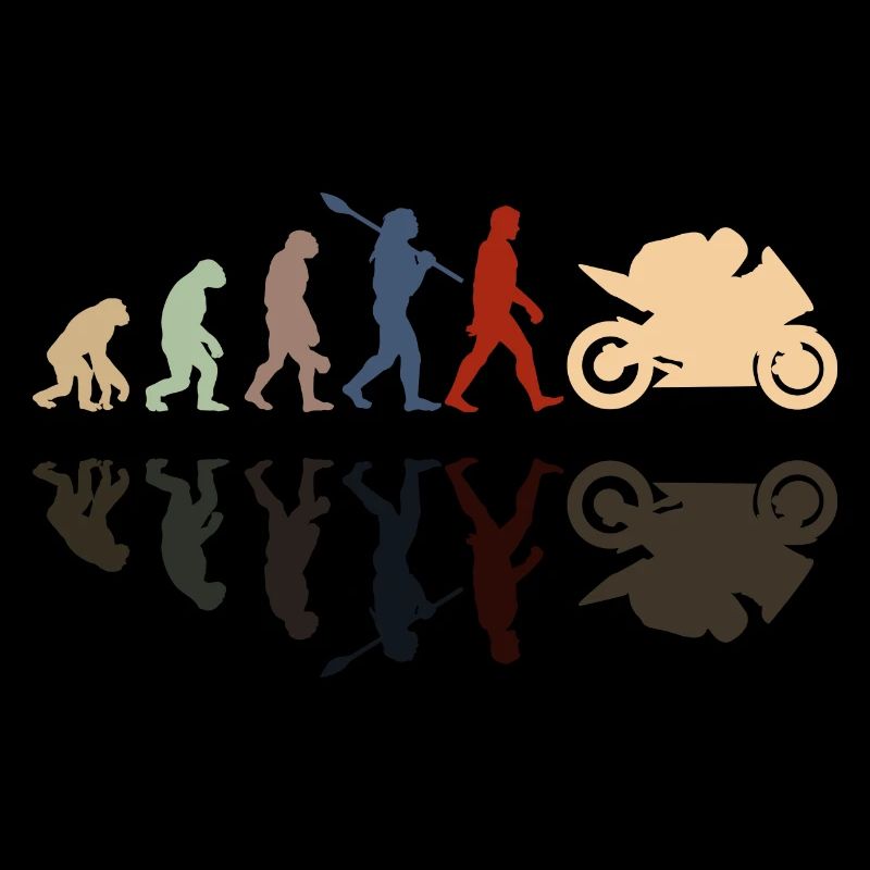 Motorcycle Evolution Vintage Shadow Biker