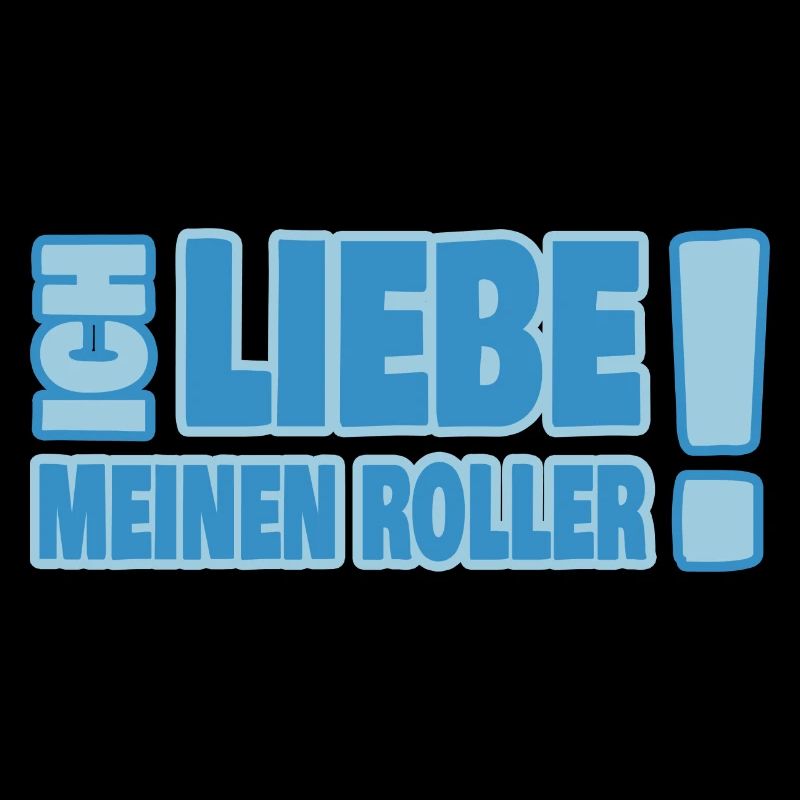 Ich liebe Roller Motorroller