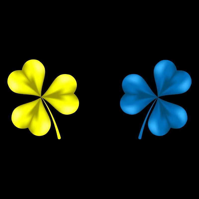 Ukraine Shamrock Ukraine Drapeau St Patrick