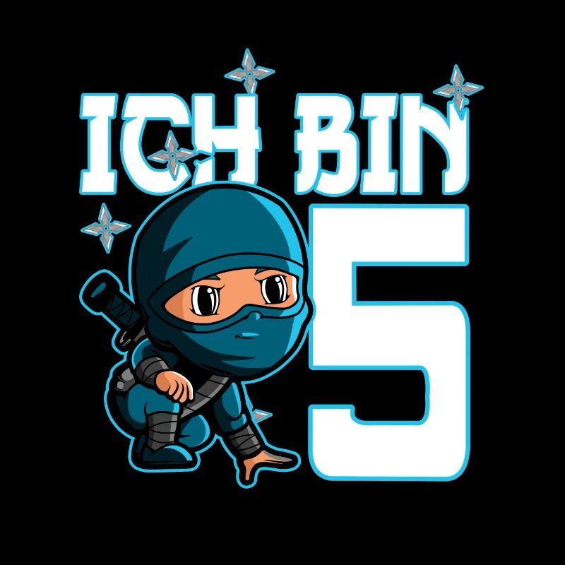 Kostüm Ninja 5. Geburtstag Junge