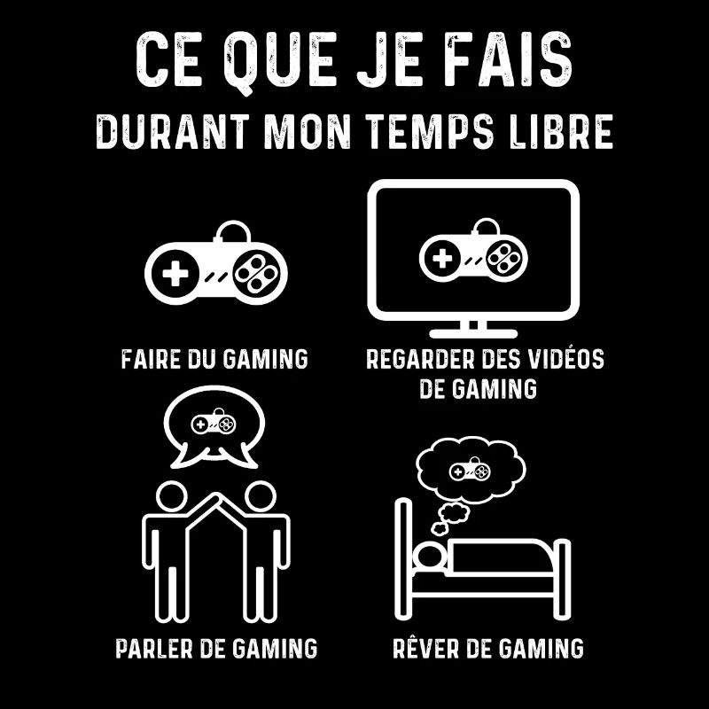 gaming temps libre gameur