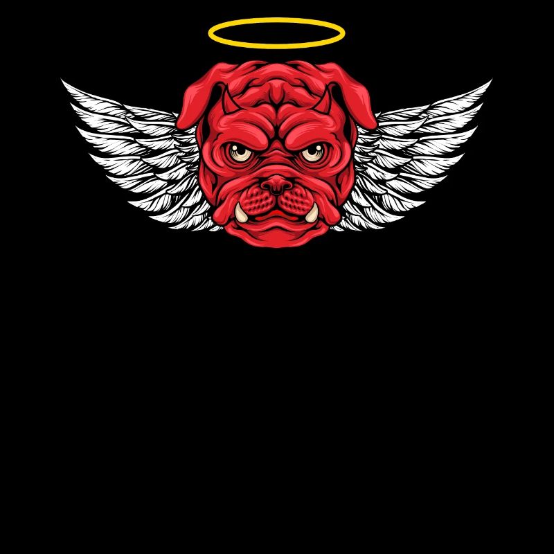 Devil Pitbull Chien T-shirt