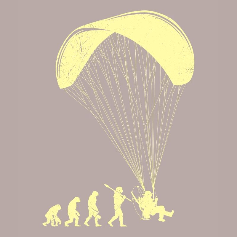 Paramotor Evolution Monkey Human Paraglider