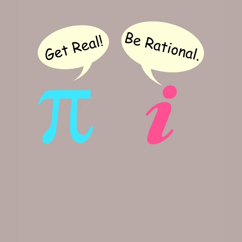 Math Saying Complex Number Pie get real