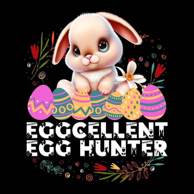 Eggcellent Egg Hunter Osterhasen Ostereier Cute