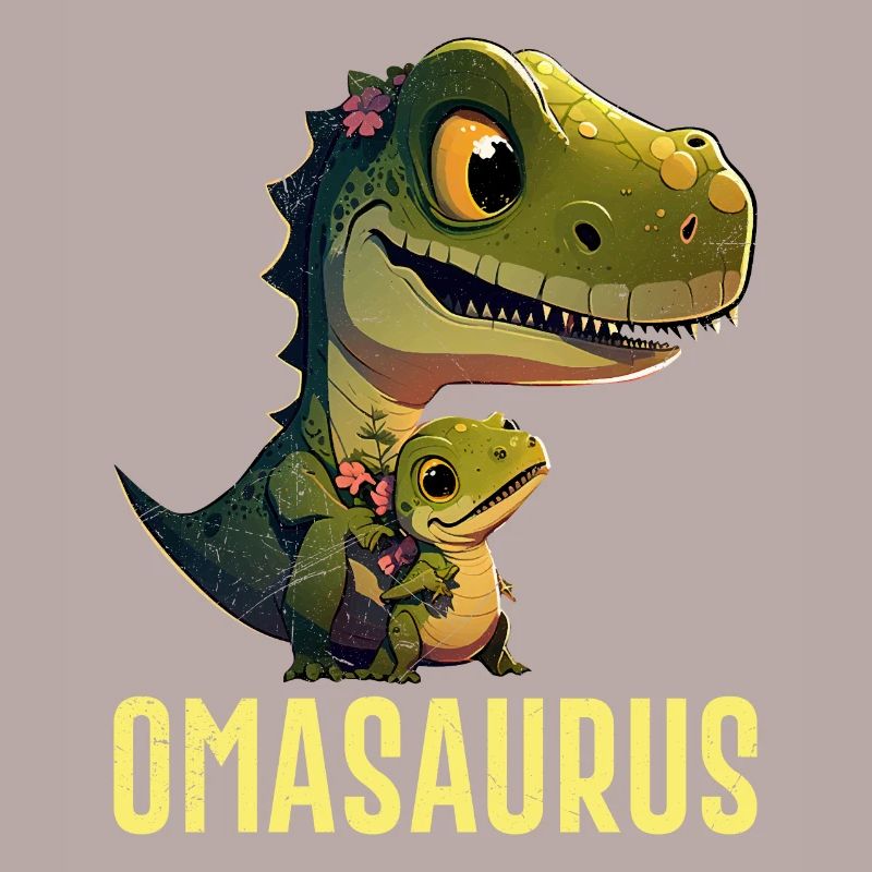 Omasaurus Muttertag Großmutter Dinosaurier
