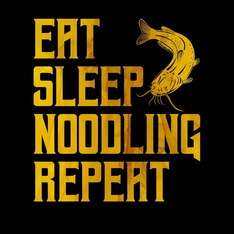 Flathead Fish Eat Sleep Noodling Repeat Catfish