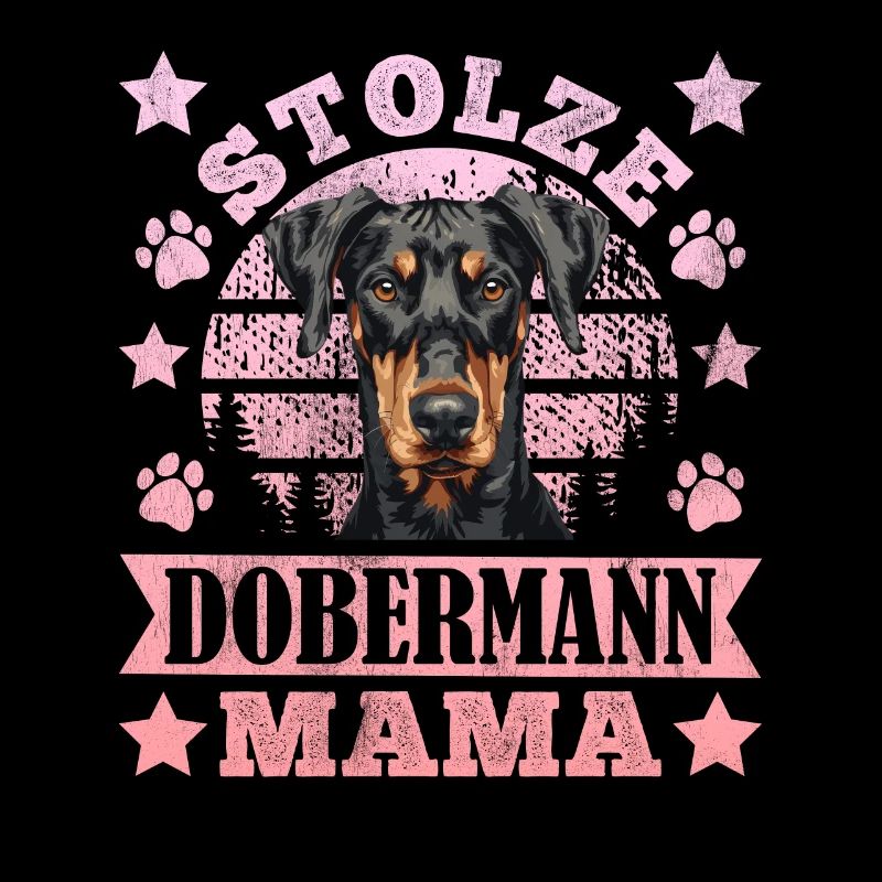 Dobermänner STOLZE DOBERMANN MAMA Hundemama