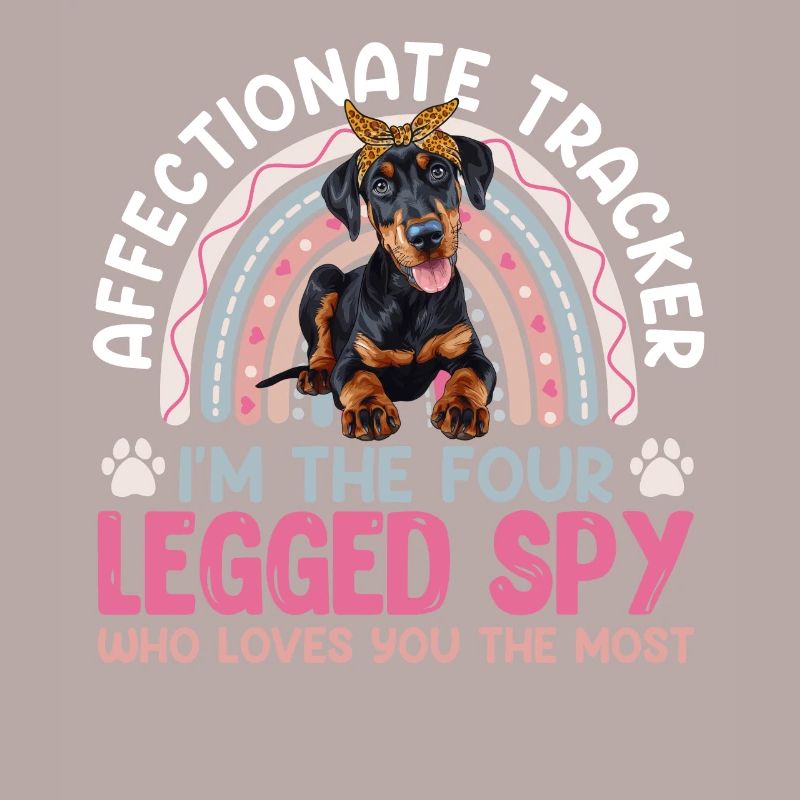 Doberman Hund AFFECTIONATE TRACKER FOUR LEGGED