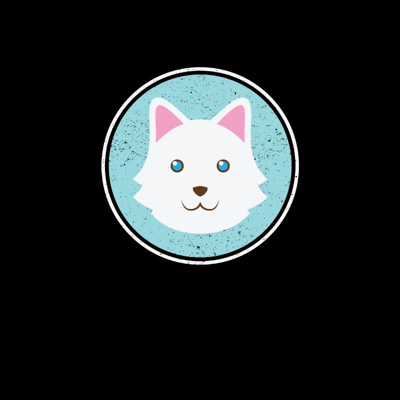 chien mignon avec une fourrure blanche