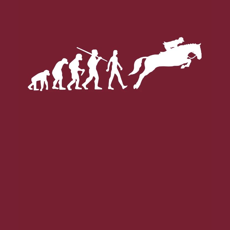 Reiterin Evolution Pferde