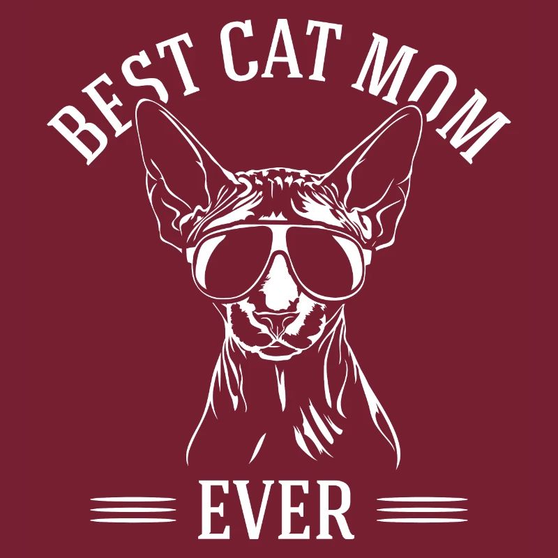 Meilleure maman chat de tous les temps Sphynx chat chats Wilsigns
