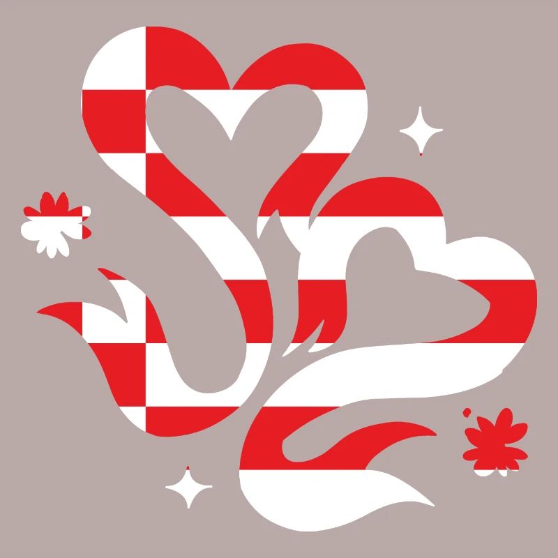 Drapeau de Brême Drapeau de Brême Coeur