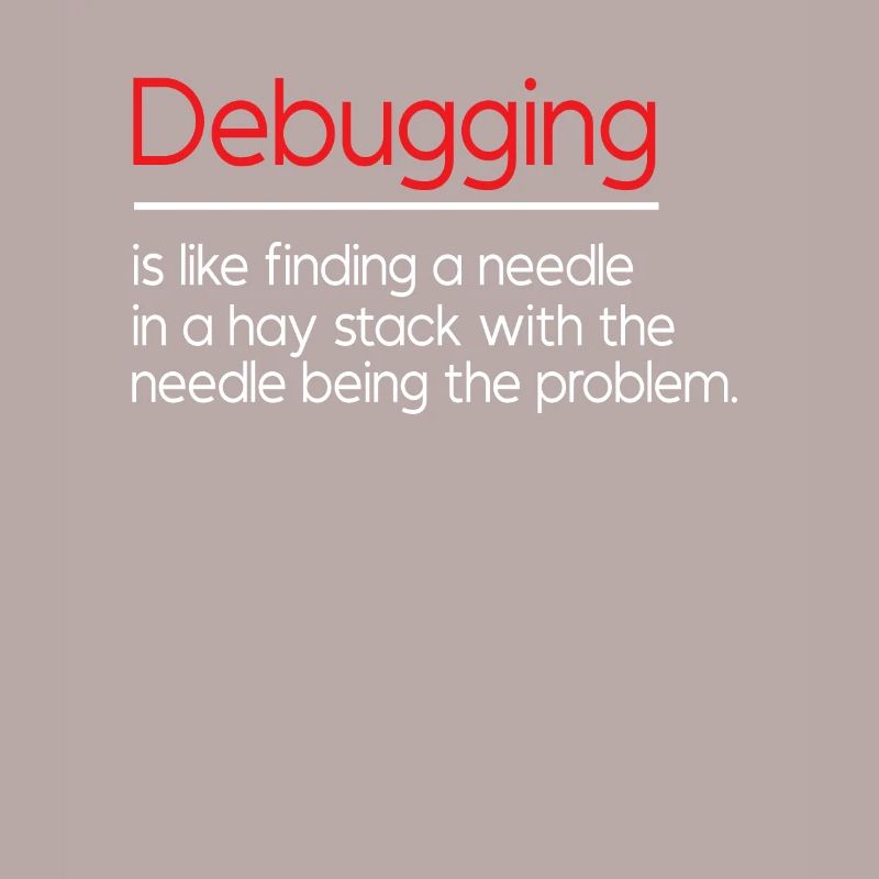 Fun debugging design