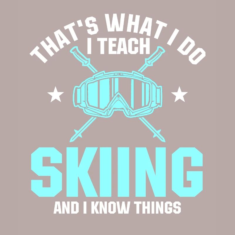 Funny ski instructor saying