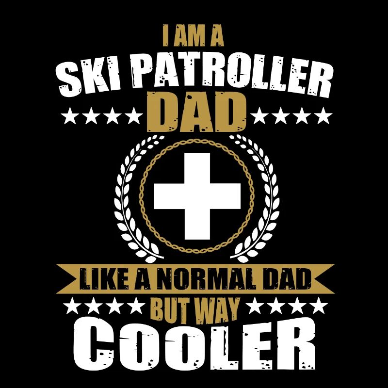 Drôle de skipatroller Papa Slopes Urgence