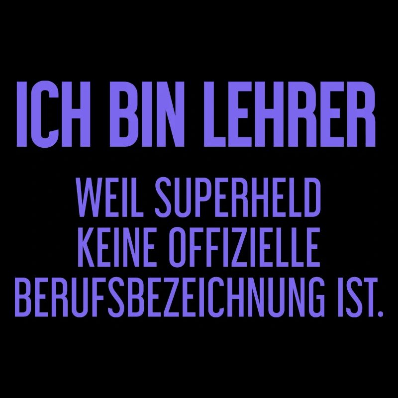 Lehrer - Mein offizieller Superhelden-Beruf!