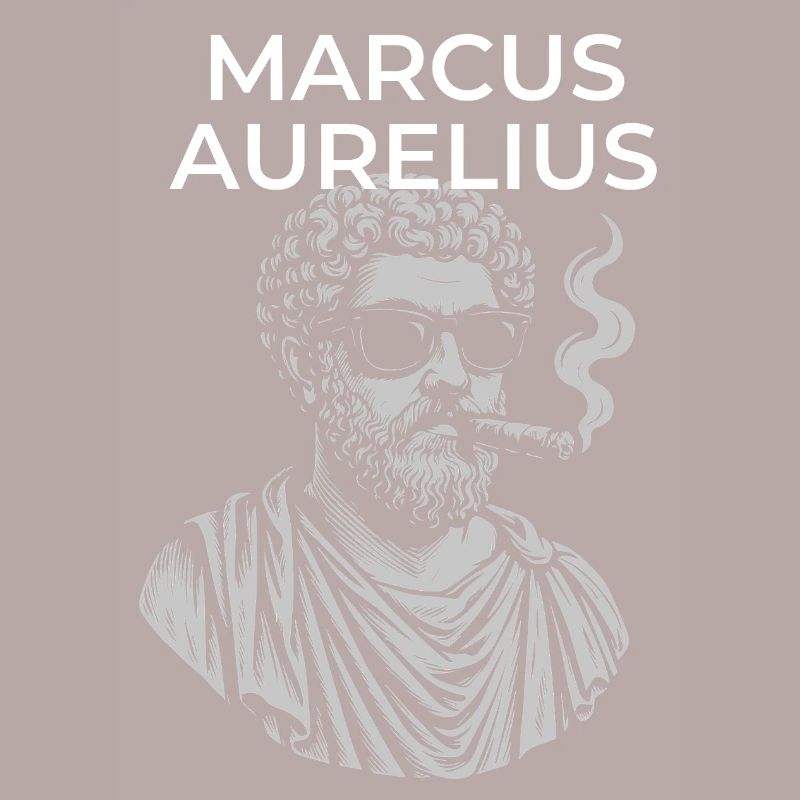 Marcus Aurelius Classical Philosopher Portrait 