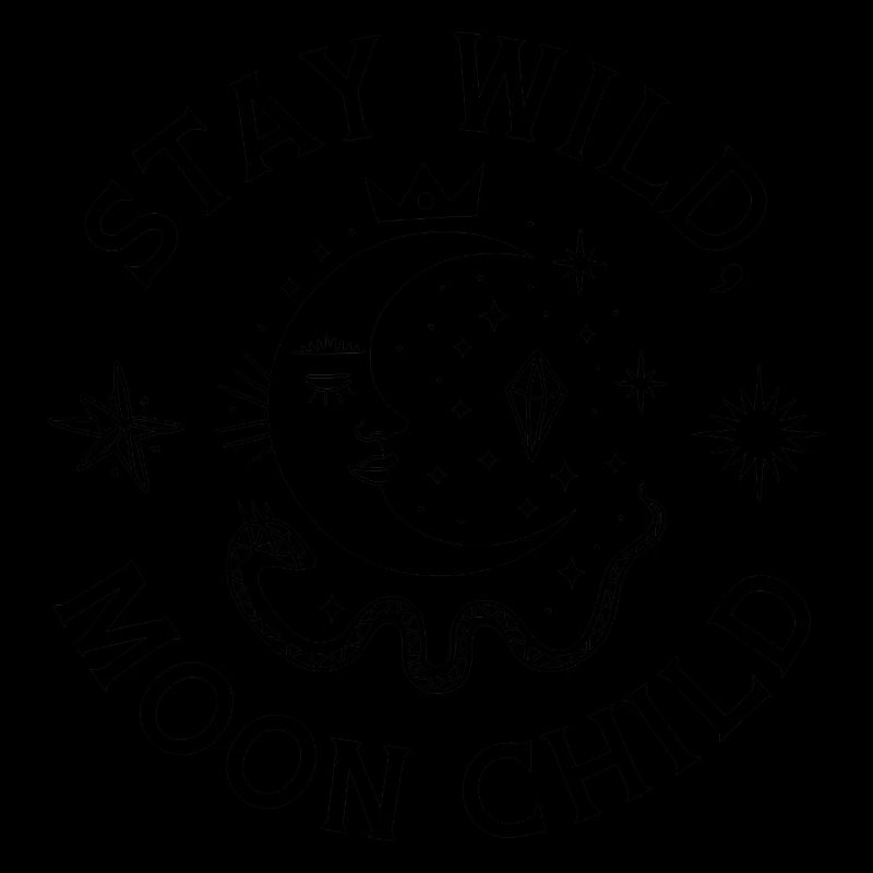 Bleib wild Mondkind - Astronomy Design