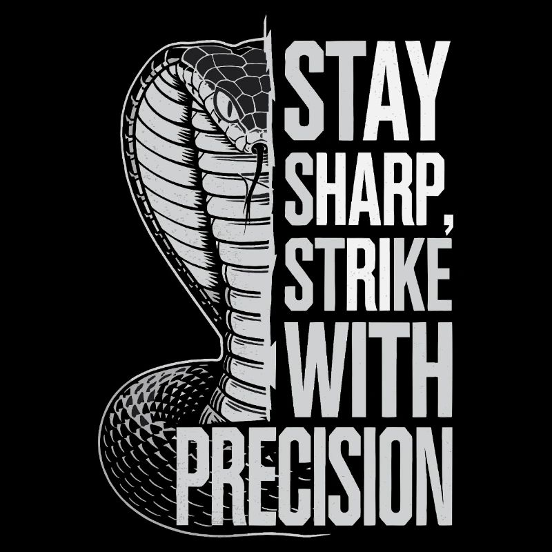 Cobra with Precision Quote