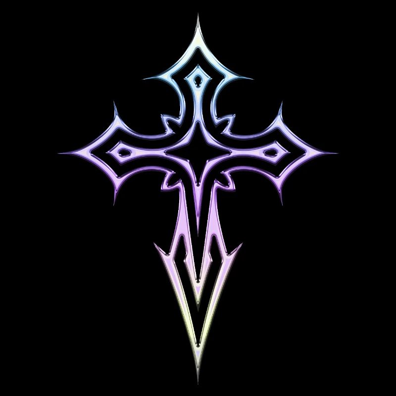 Goth Kreuz Y2K Emo Kreuz Gothic Aesthetic