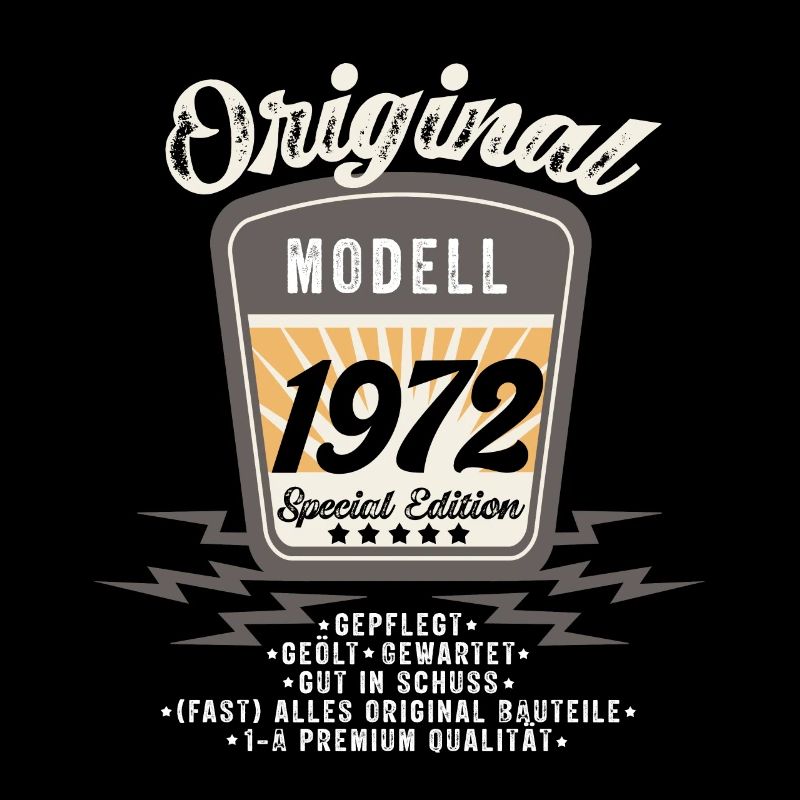 Modèle 1972 Original Oldtimer Badge 50 Anniversaire