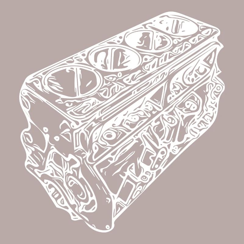 Auto Engine Block Cylinder Displacement Fan