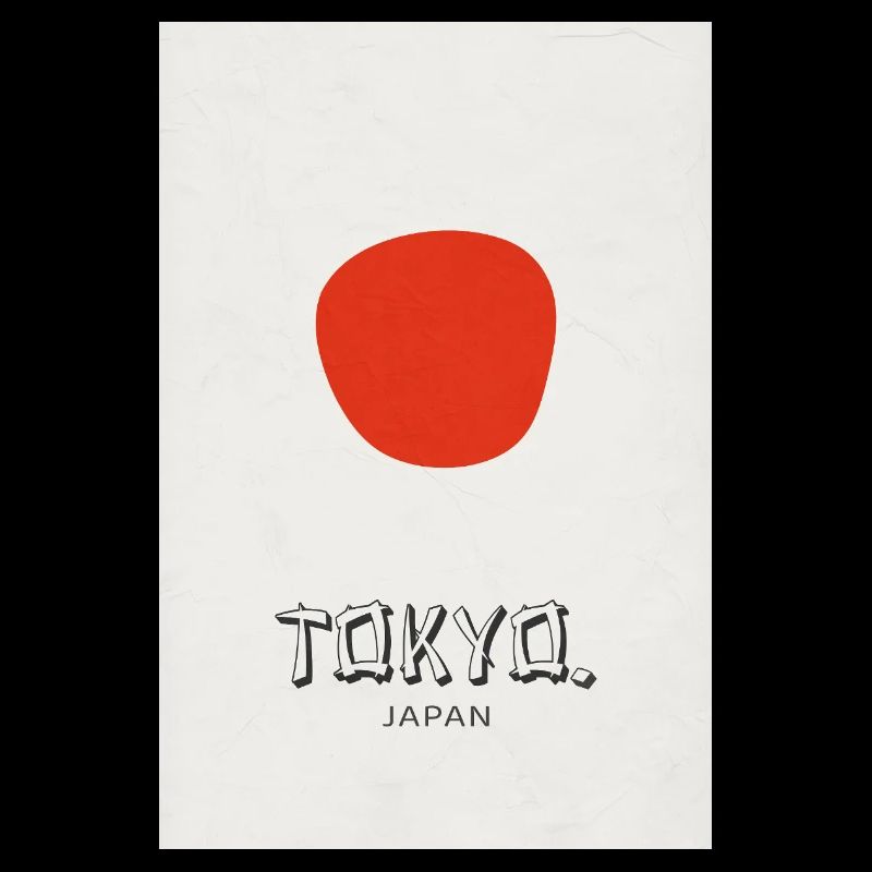 Tokyo Poster – Modernes Design Statement
